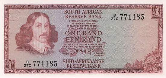 Südafrika p115a 1 Rand 1973